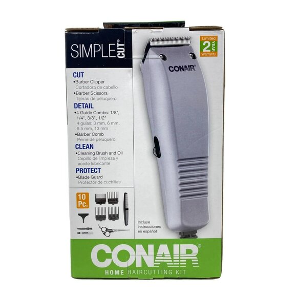 Conair Simple Cut Home Haircutting Kit And Trimmer 10 Pieces HC90RGB - Picture 4 of 6